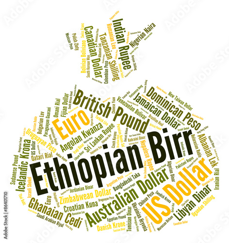 Ethiopian Birr Means Worldwide Trading And Coin