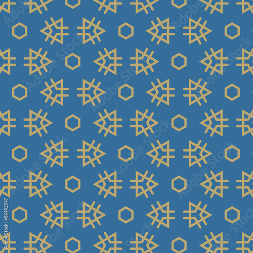 Vector seamless pattern. Repeating geometric tiles. 