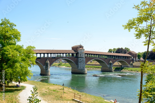 Pavia - Ponte Coperto (Covered bridge) © bigmikephoto