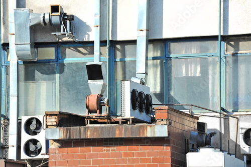 Industrial steel air conditioning and ventilation systems