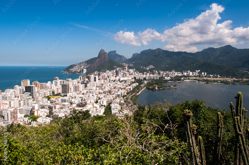 Ipanema and Leblon, Mountains in the Horizon, Rio de Janeiro
