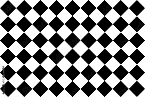Dekoracja na wymiar  klasyczna-czarno-biala-kratka-szachownicy