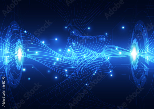 vector abstract telecoms future technology, illustration background