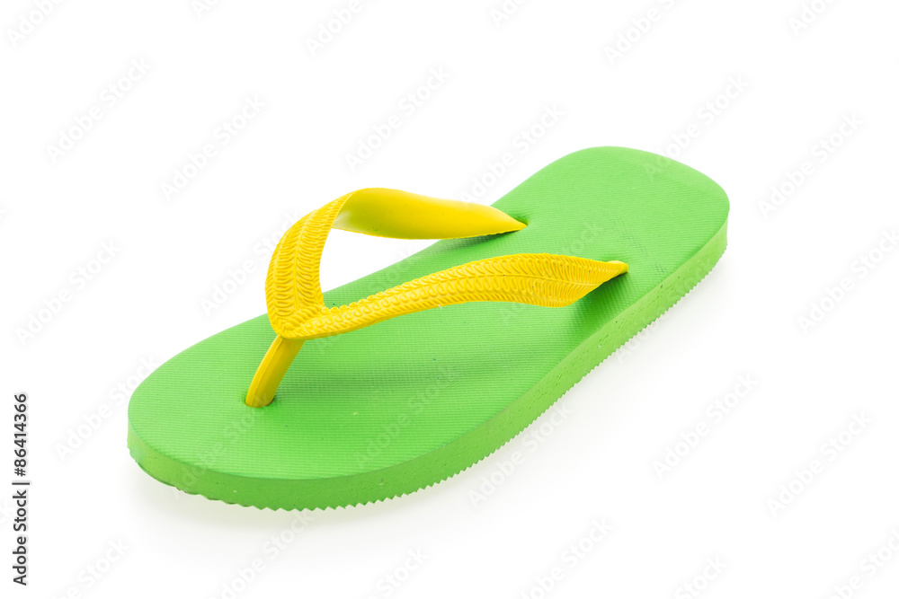 Flip flop isolated on white Flip flop isolated on white