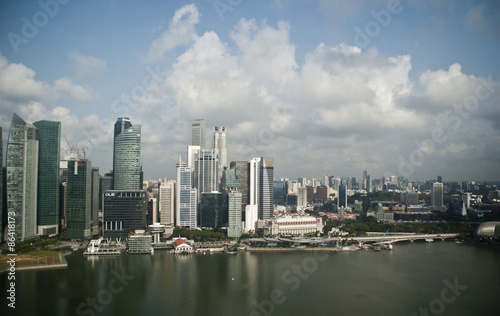 Singapore business district © tapanuth