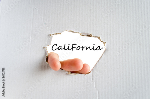 California text concept