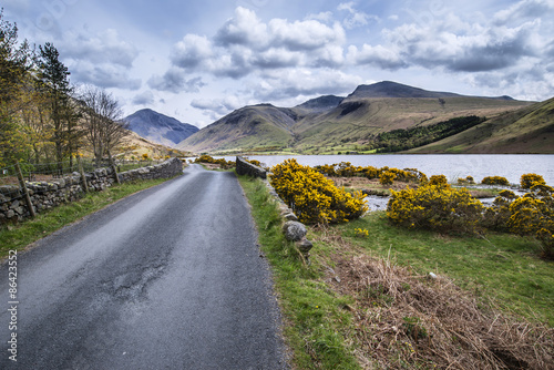 Landscape of road alongside...