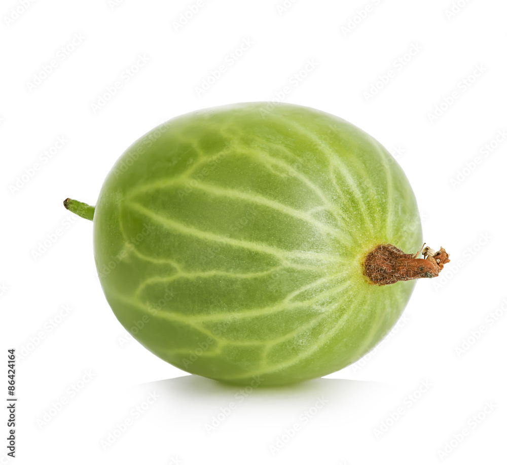 Gooseberry isolated on white background Gooseberry isolated on white background