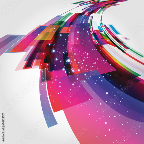 Abstract technology lines vector background