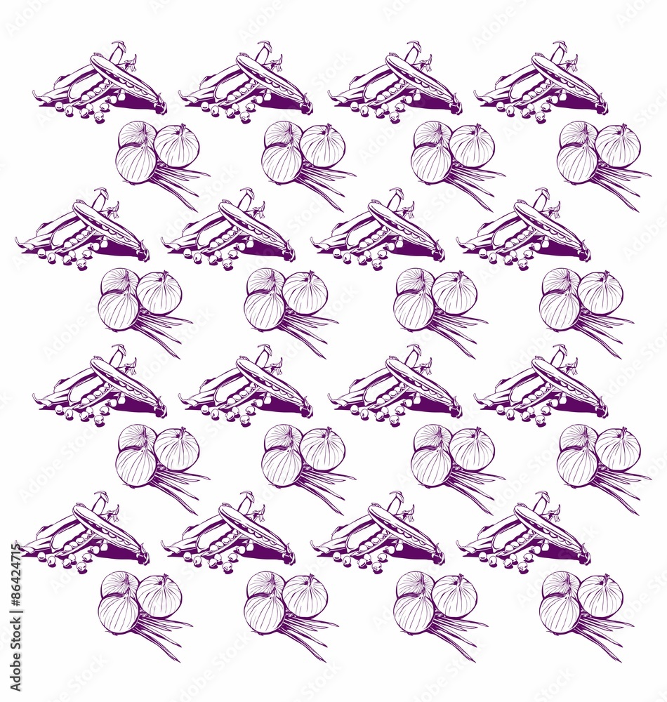 graphically pattern of onions