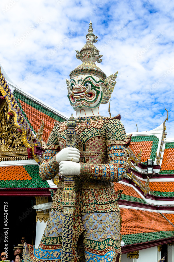 Demon Guardian in Wat Phra Kaew