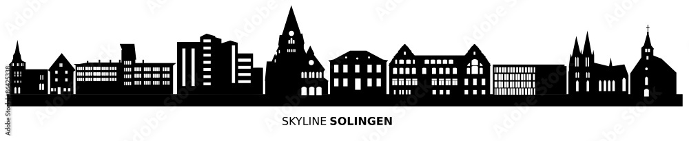 Obraz premium Skyline Solingen