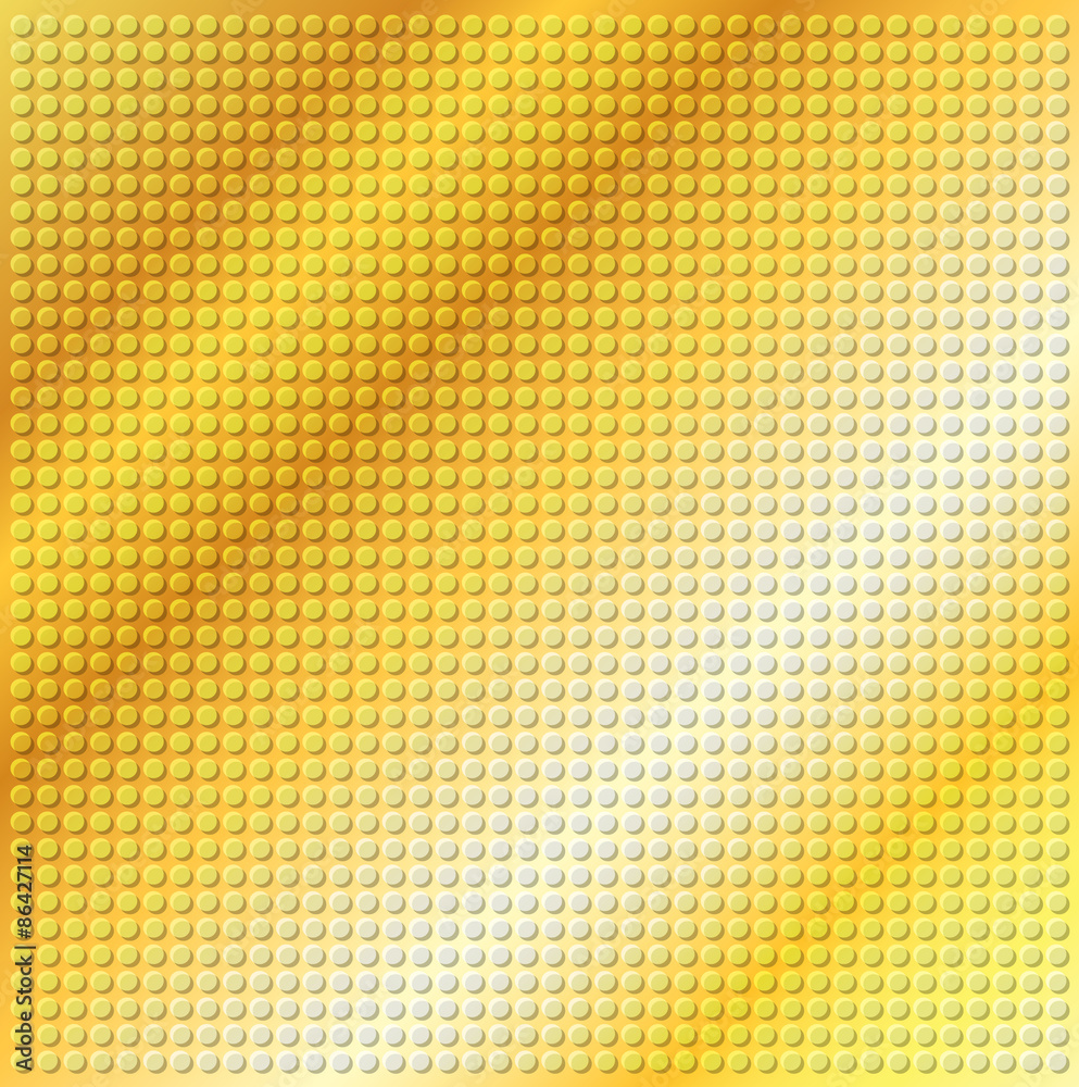 yellow emboss metallic circle background