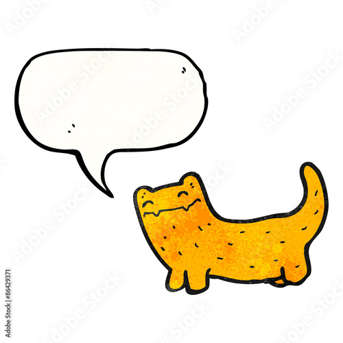 cat talking cartoon