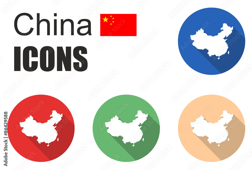 set china icons set china icons