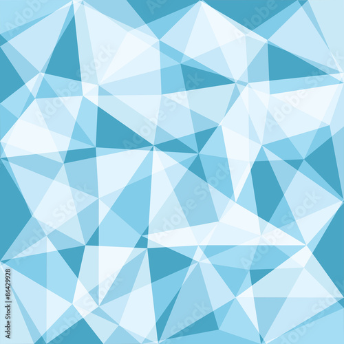 blue tone low polygon overlay