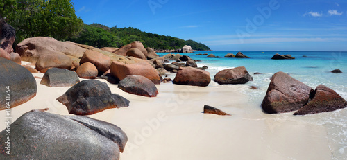 Fototapeta Naklejka Na Ścianę i Meble -  Plage des Seychelles