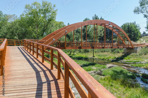 Wooden bridge