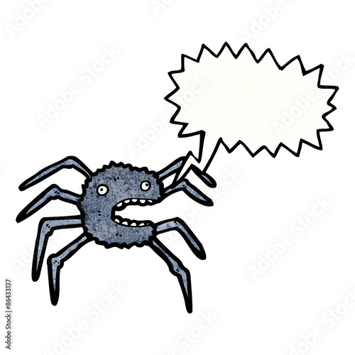 spooky spider cartoon