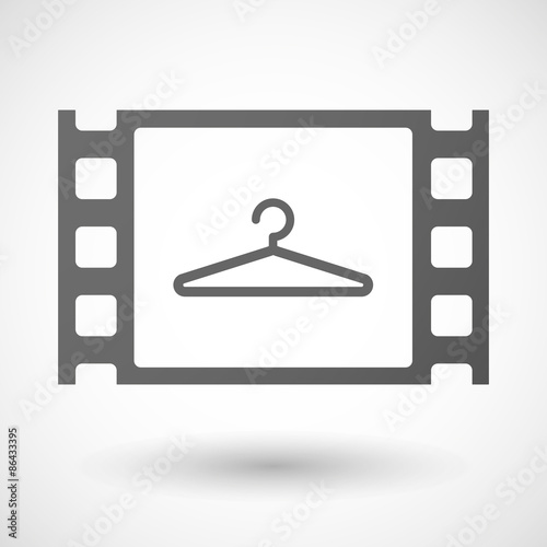 35mm film frame with a hanger