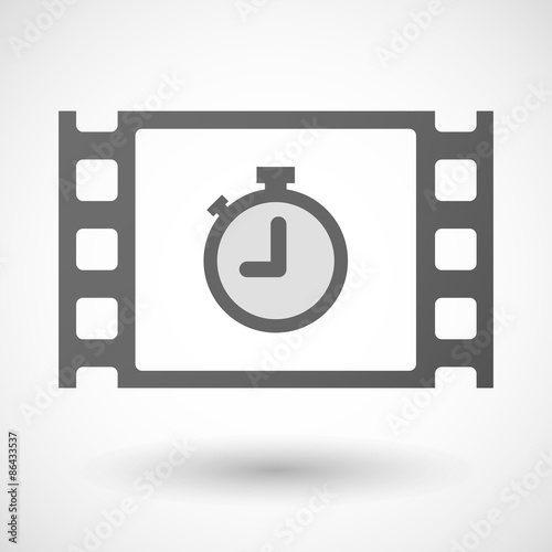 35mm film frame with a timer