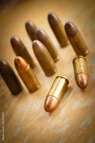 9mm bullet for a gun (dark style)