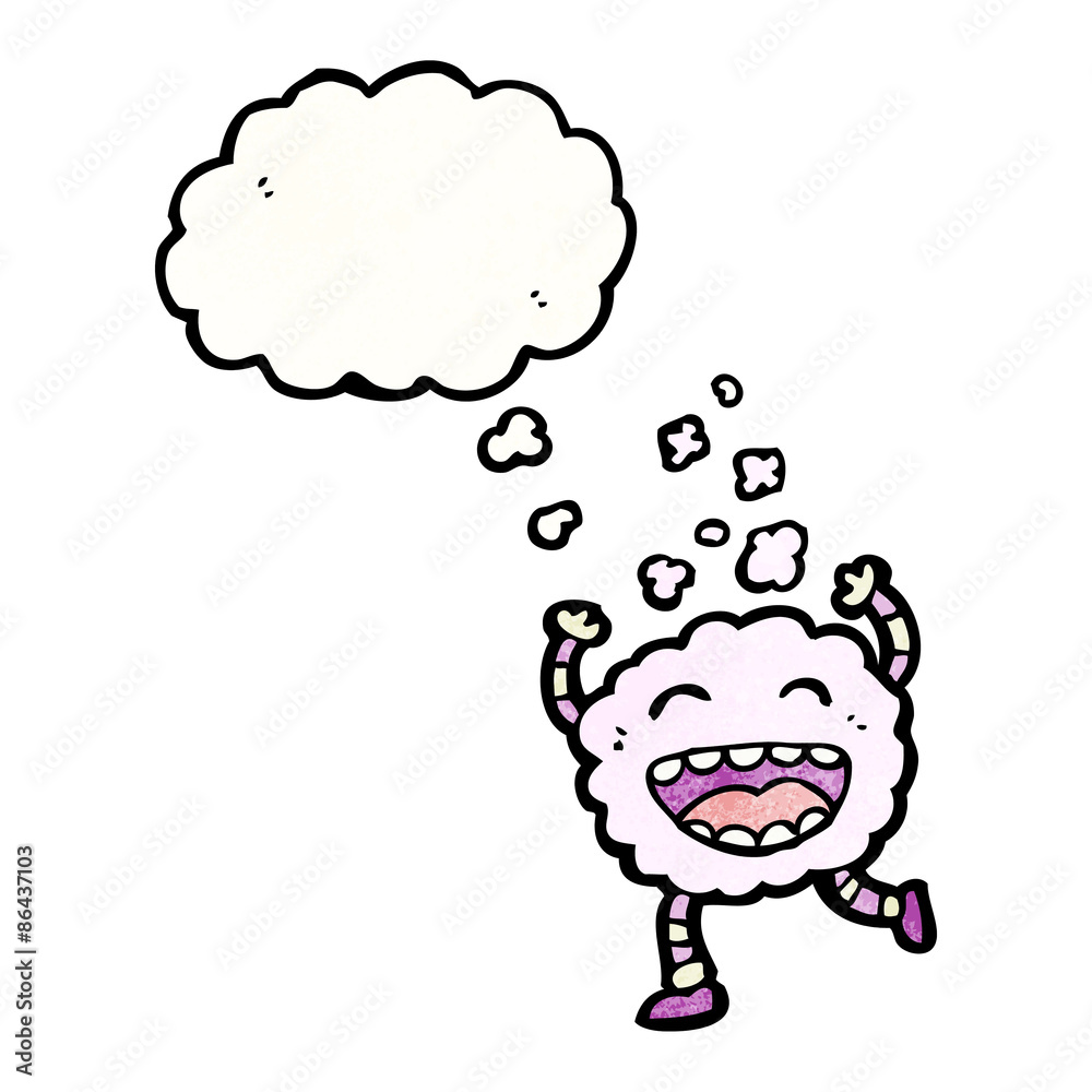 cartoon cloud creature cartoon cloud creature