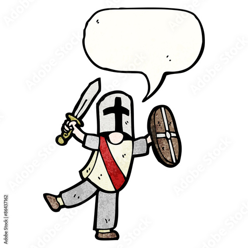 cartoon medieval knight