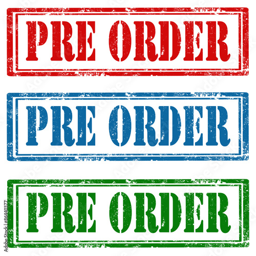 Pre Order-stamps