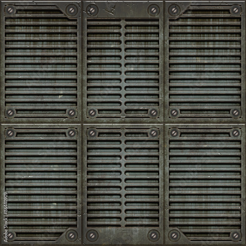 solid metal pattern