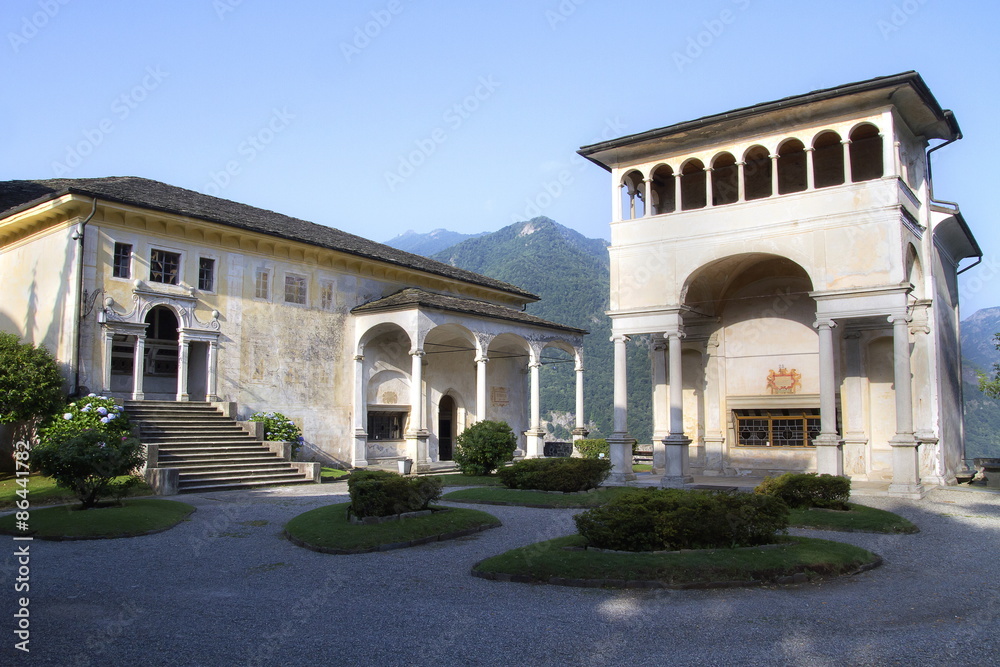Sacro Monte di Varallo Sesia Patrimonio Unesco in provincia di Vercelli Piemonte Italia