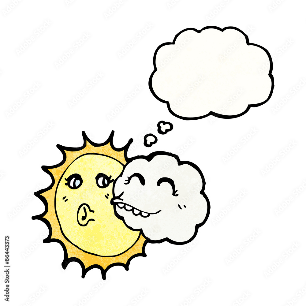 cartoon cloud and sun cartoon cloud and sun