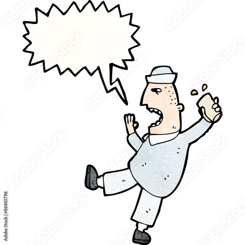 cartoon drunken sailor