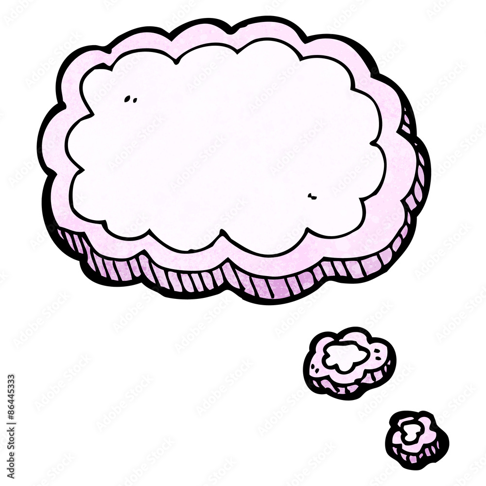 cartoon thought cloud cartoon thought cloud