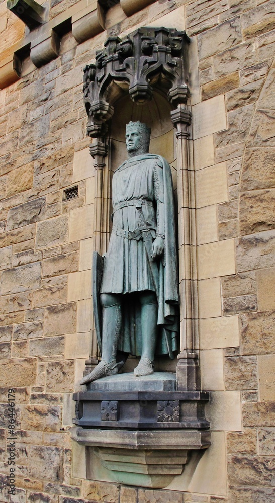 Naklejka premium Robert the Bruce, Edinburgh Castle