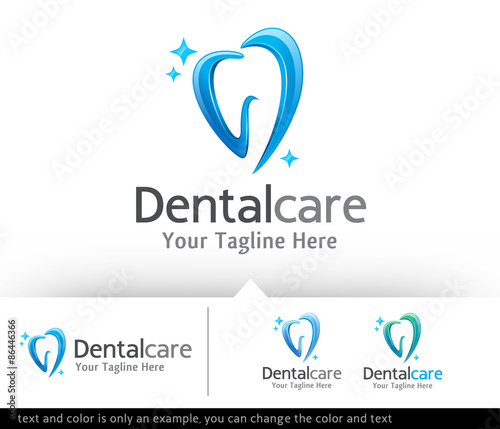 Dental Care Logo Design Template 
