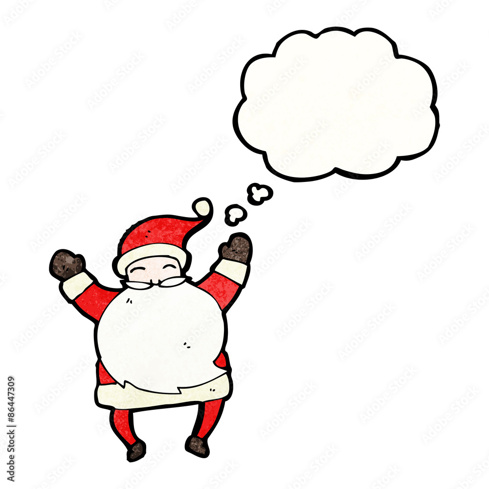cartoon happy santa cartoon happy santa