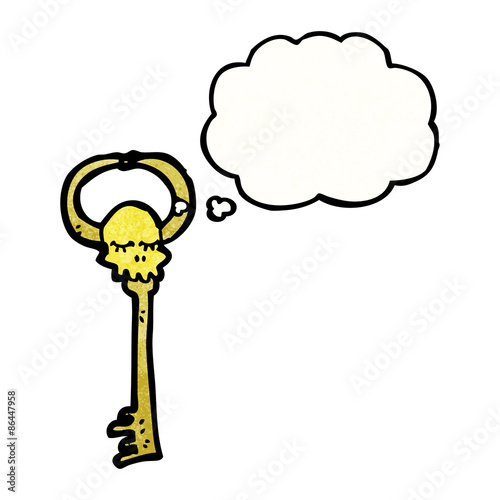 magic key cartoon