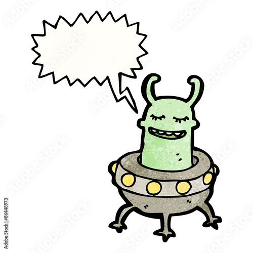 cartoon space alien