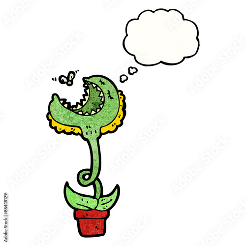 cartoon venus fly trap