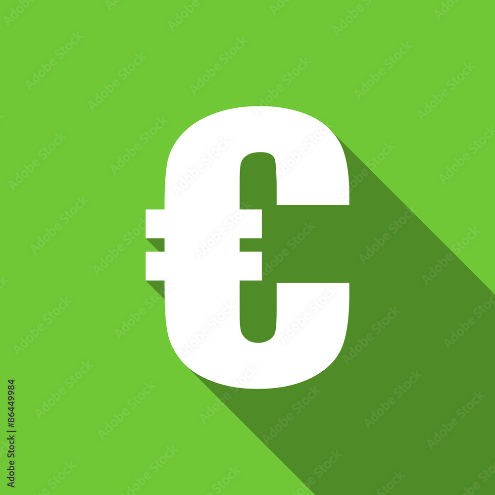 euro flat icon euro flat icon