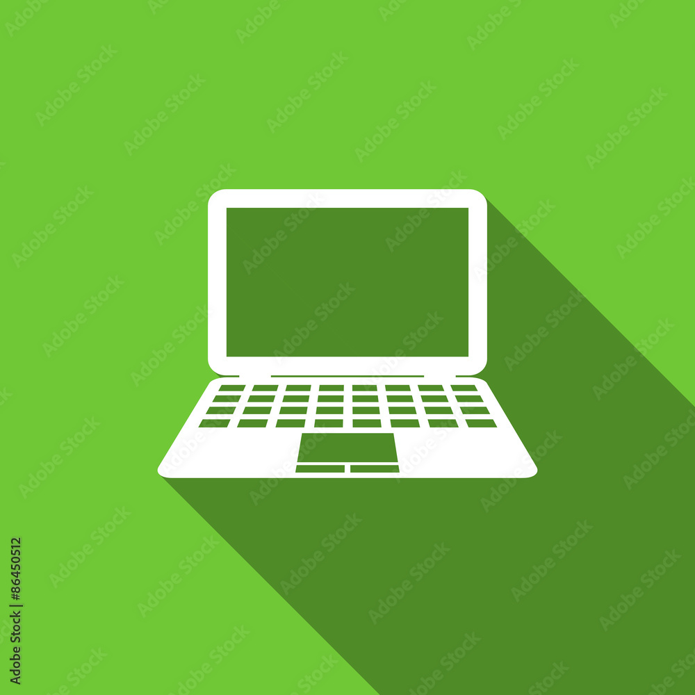 computer flat icon pc sign computer flat icon pc sign