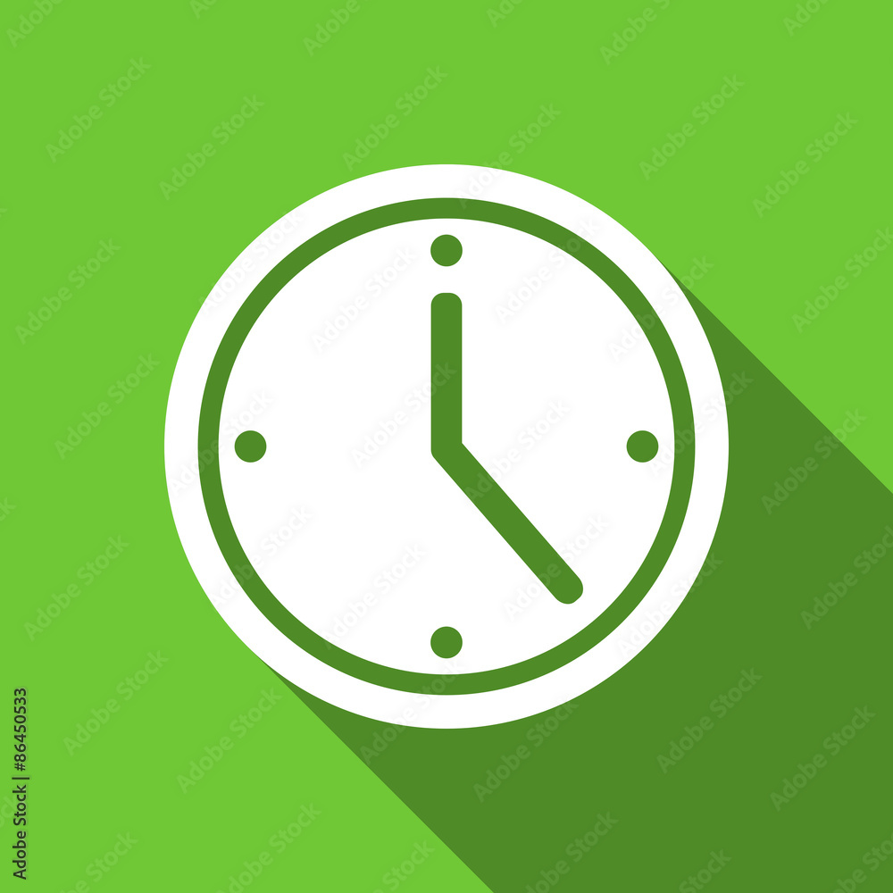 time flat icon watch sign