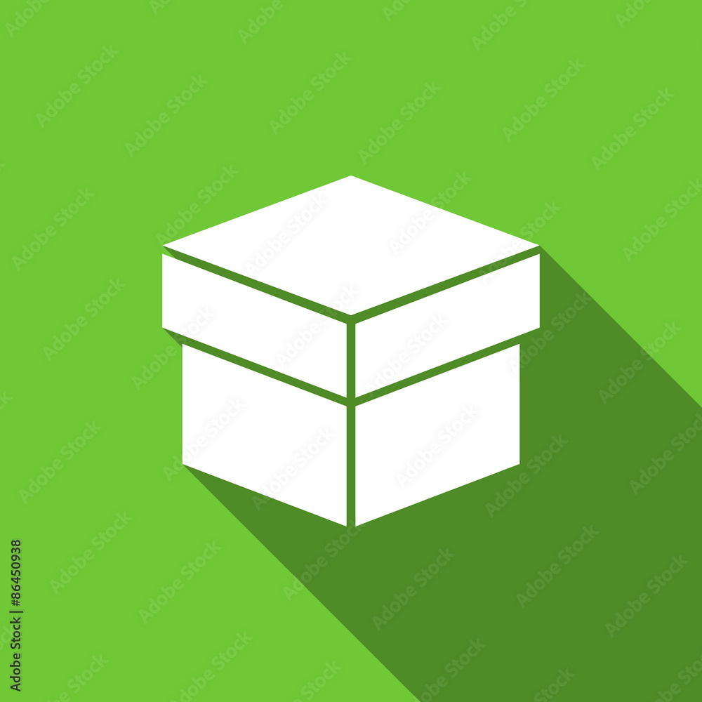 Obraz premium box flat icon