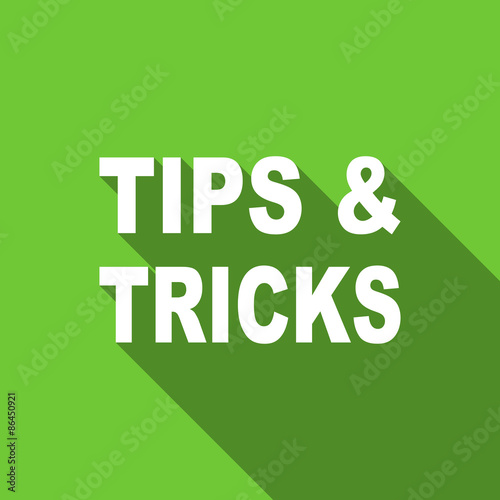 tips tricks flat icon