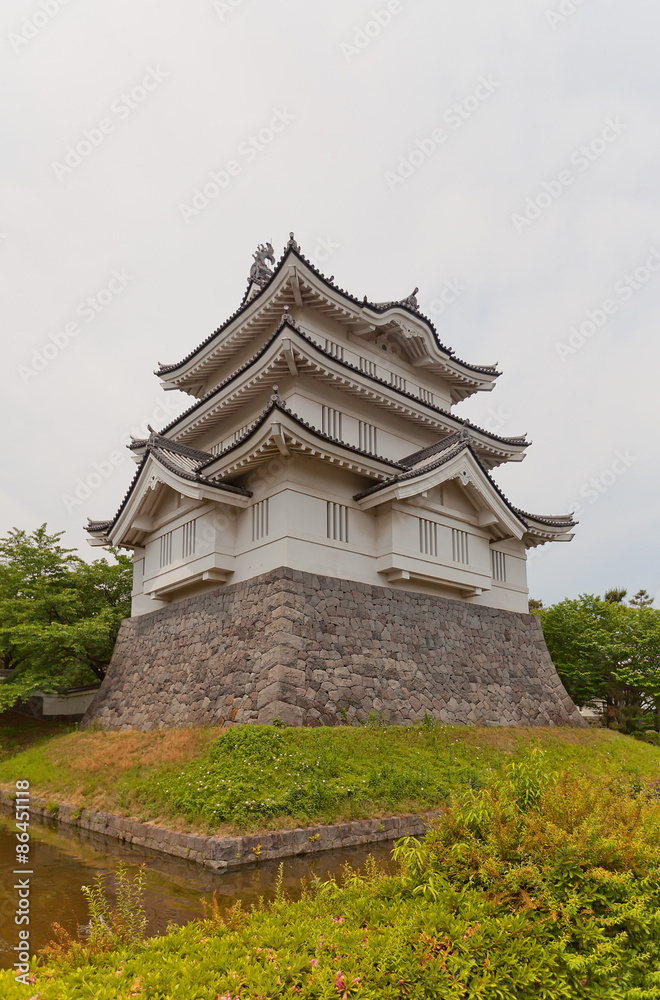 Main keep of Oshi castle in Gyoda town, Japan Main keep of Oshi castle in Gyoda town, Japan