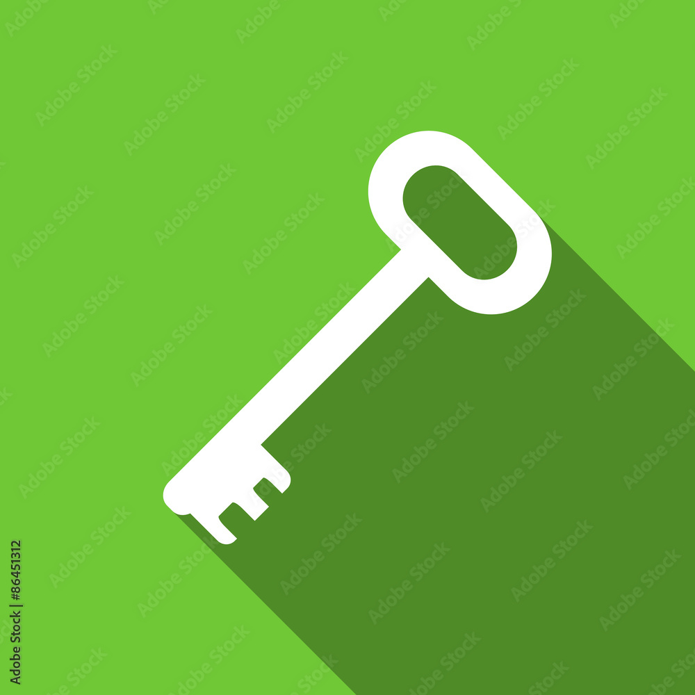 key flat icon secure symbol key flat icon secure symbol