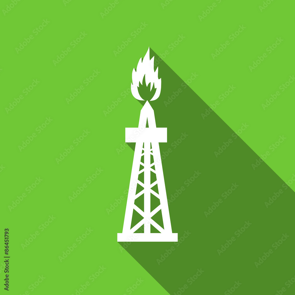 gas flat icon oil sign gas flat icon oil sign