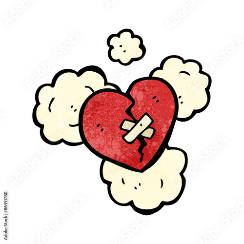 broken heart cartoon