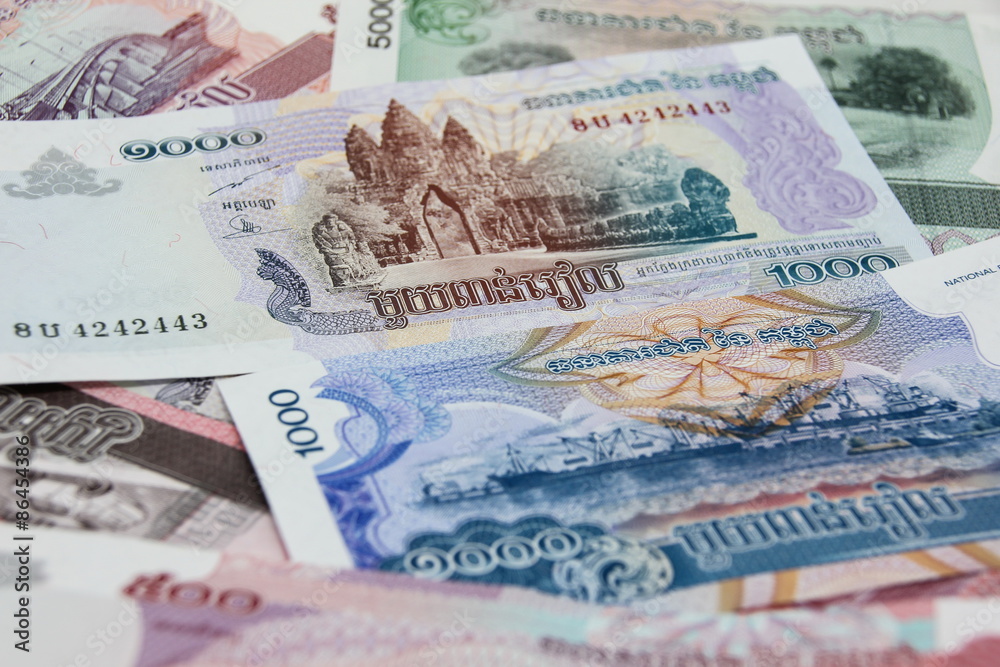 Fototapeta premium Cambodia Riels
